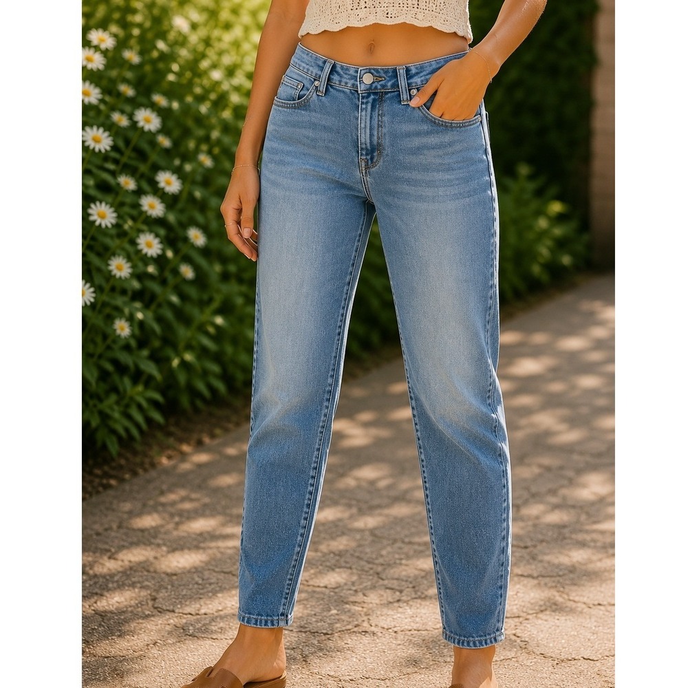 Lucky Brand Ava Skinny Jeans Womens 2/26 Regular Medium Wash Blue Stretch Denim